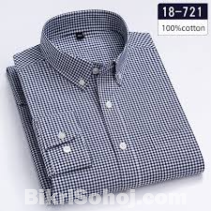 Cotton Official Formal Check Shirt